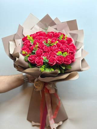 Romantik Yapay Gül Buketi, Kütahya Çiçekçi