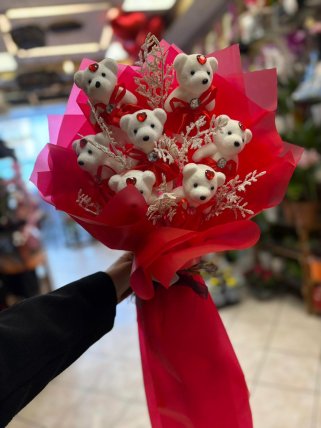 AYICIK BUKETİ KIRMIZI 