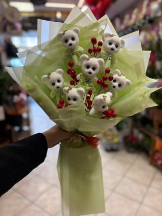 AYICIK BUKETİ YEŞİL AYICIK 