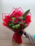 Çiçekçi - Aşkın Kırmızısı Gül Buketi