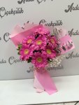 Çiçekçi - PEMBE GERBERA BUKET